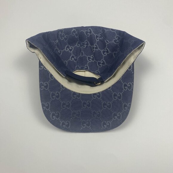 Gucci GG Canvas Baseball Bat Blue And Grey Size Medium - Picture 5 of 12
